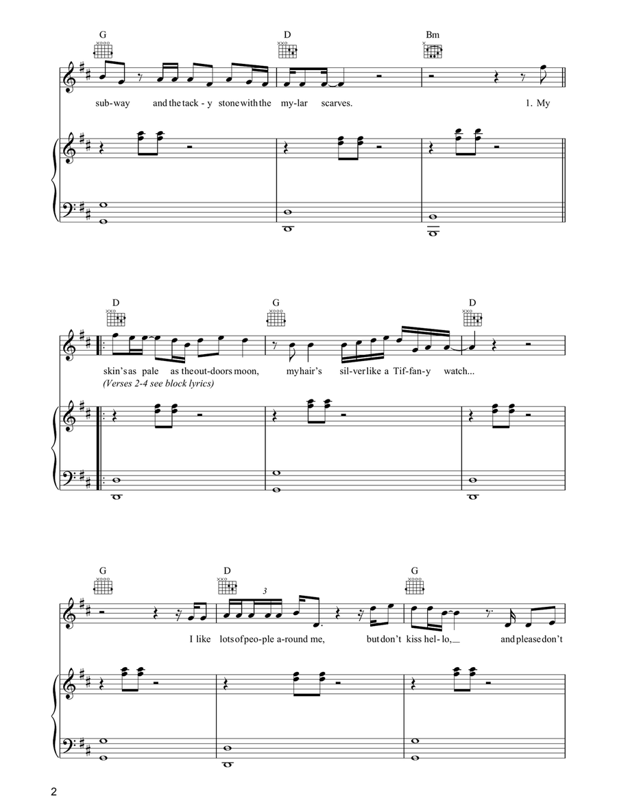 Open House Open House Guitar scores gallery preview page 2