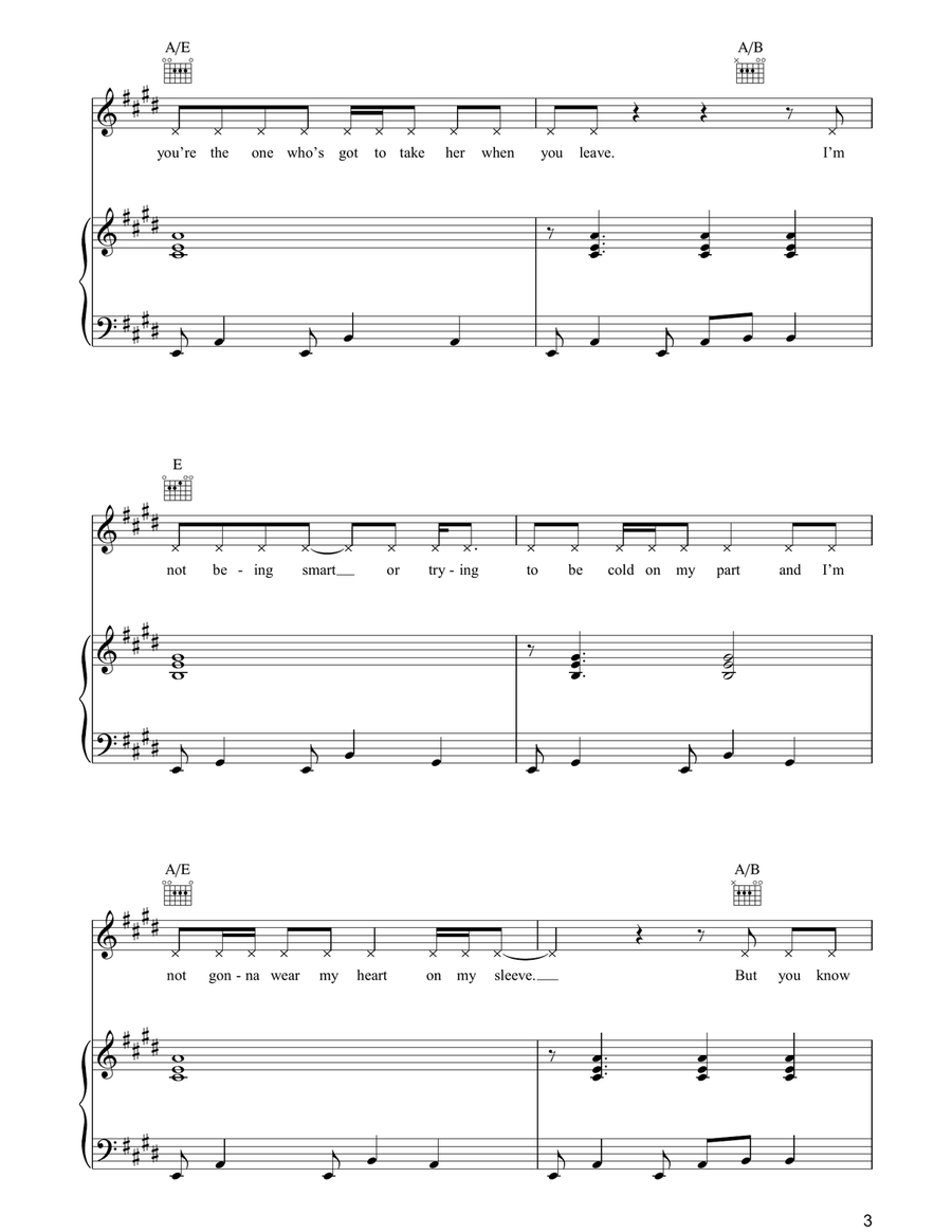 Street Hassle II Street Hassle II Piano, Vocal, Guitar scores gallery preview page 3