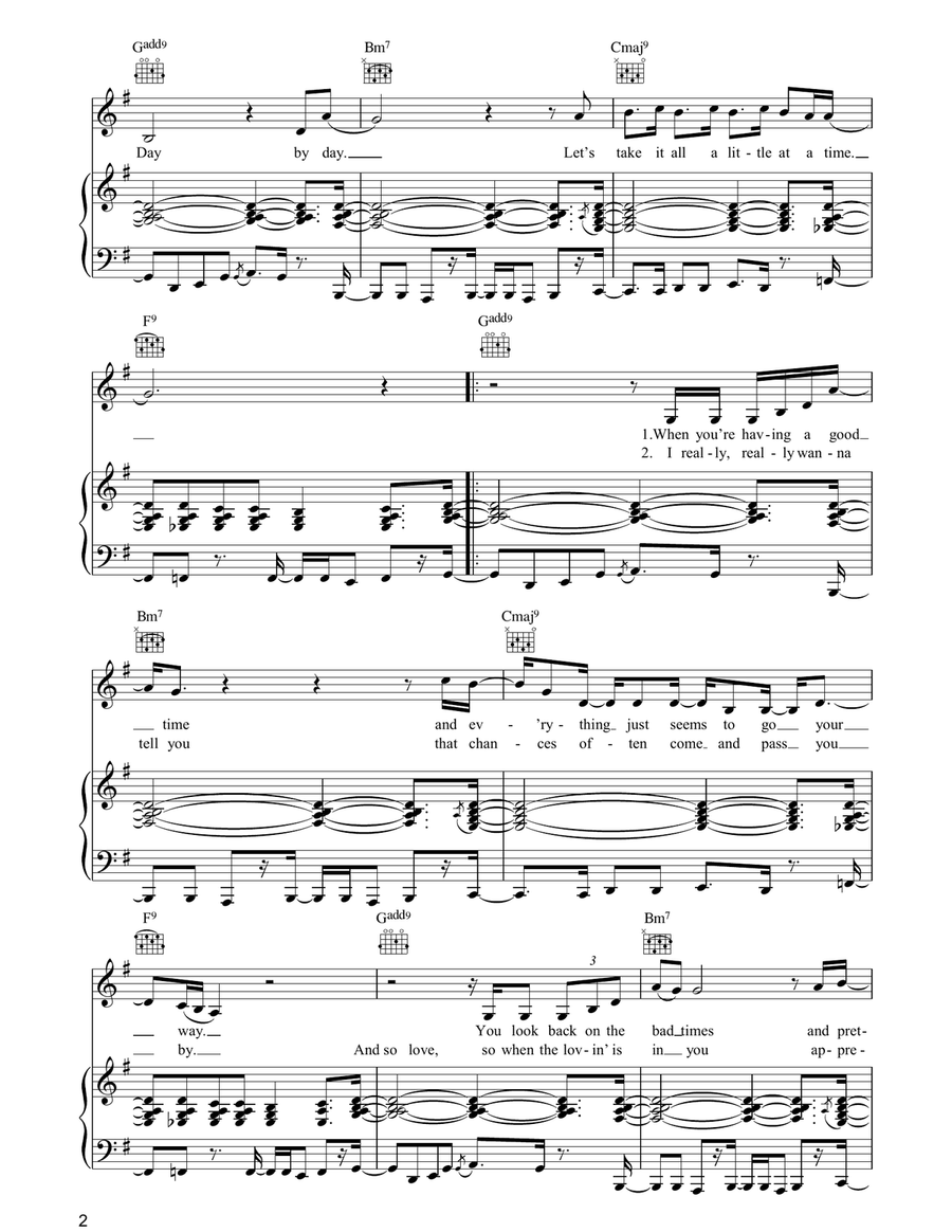 Day By Day Acoustic Guitar scores gallery preview page 2