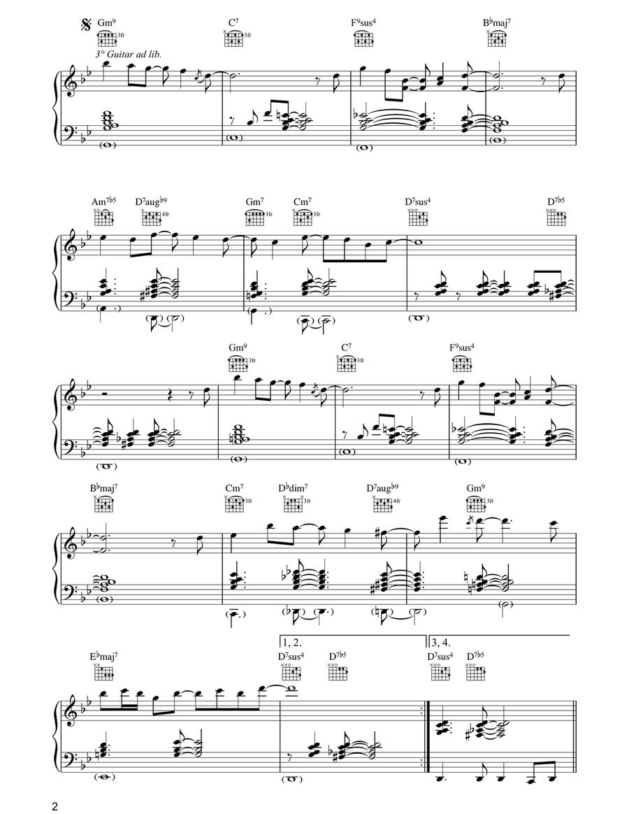 Stranger Acoustic Guitar scores gallery preview page 2