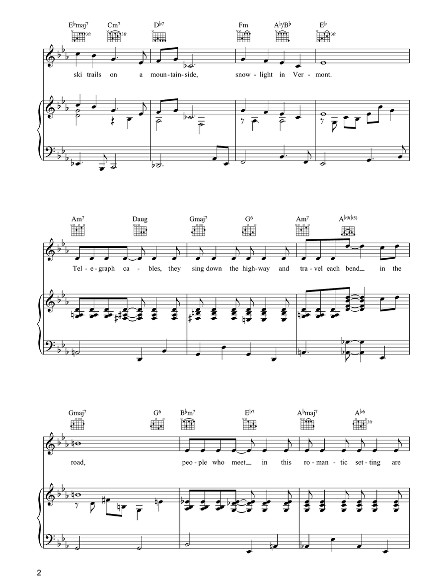 Moonlight In Vermont Moonlight In Vermont Guitar scores gallery preview page 2