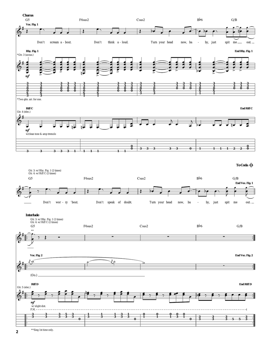 December December Acoustic Guitar scores gallery preview page 2