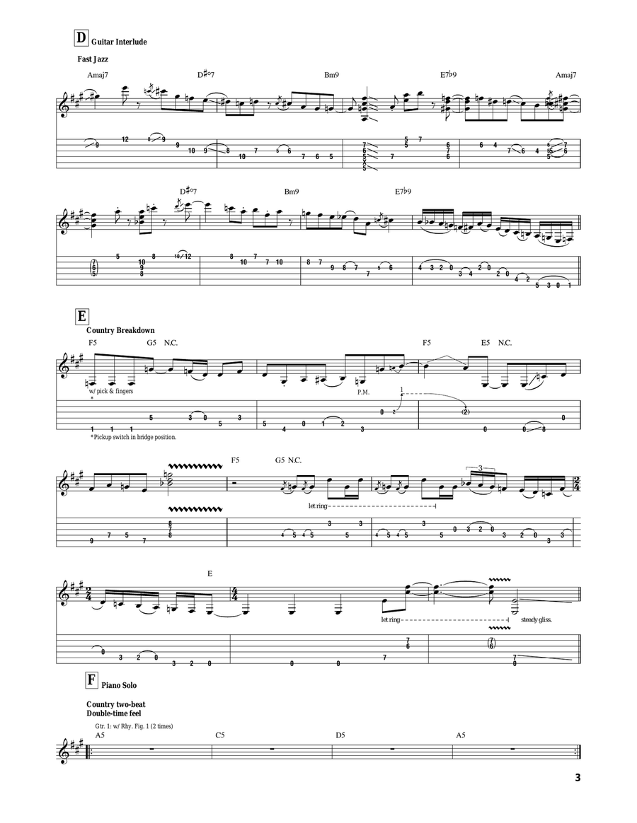 Time Warp Time Warp Acoustic Guitar scores gallery preview page 3