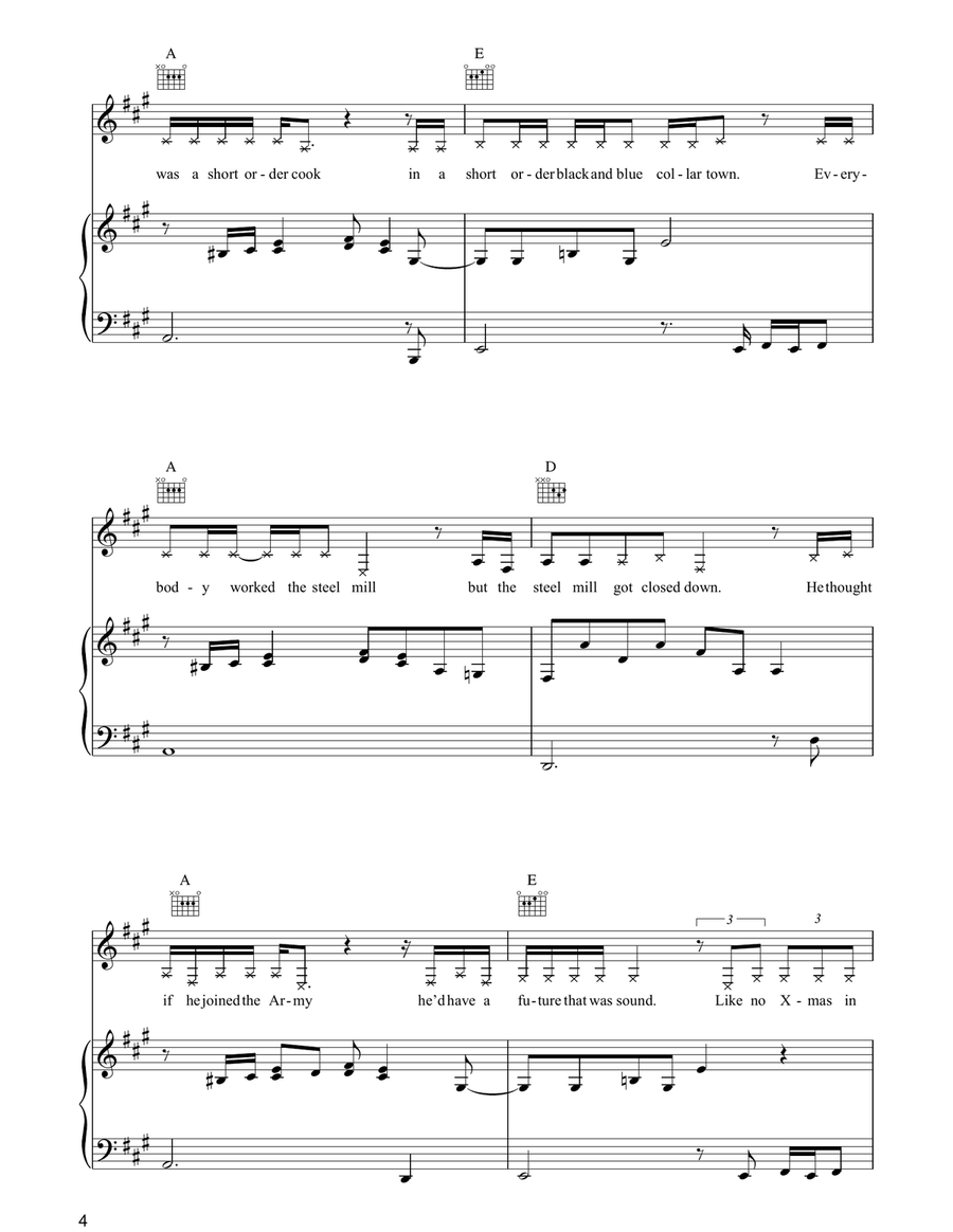 Xmas In February Xmas In February Guitar scores gallery preview page 4