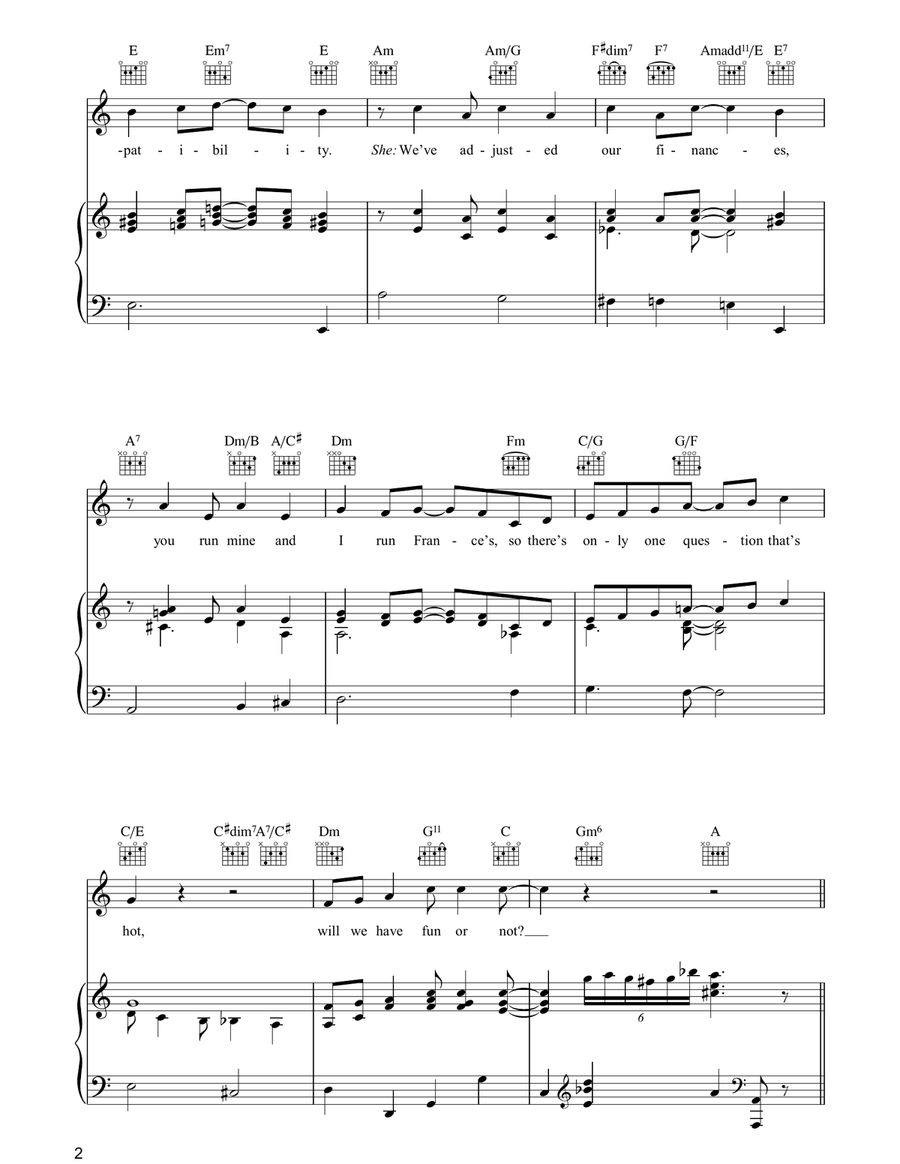 But In The Morning, No! Guitar scores gallery preview page 2
