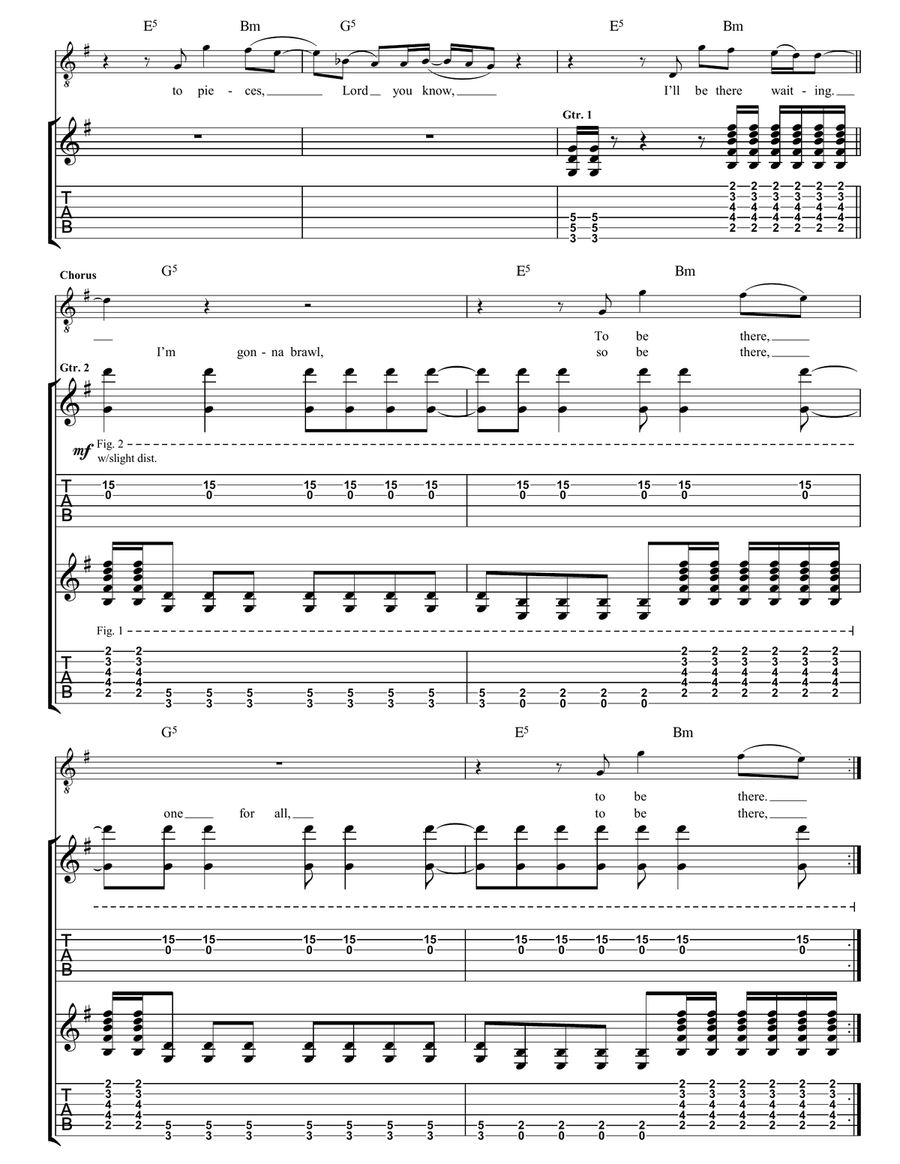 On Call On Call Acoustic Guitar scores gallery preview page 3