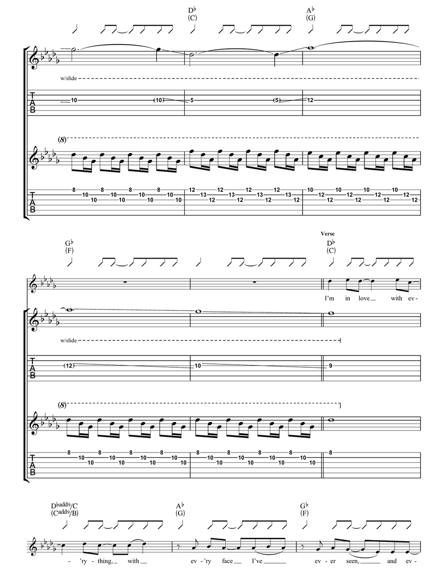 Colder Colder Acoustic Guitar scores gallery preview page 2