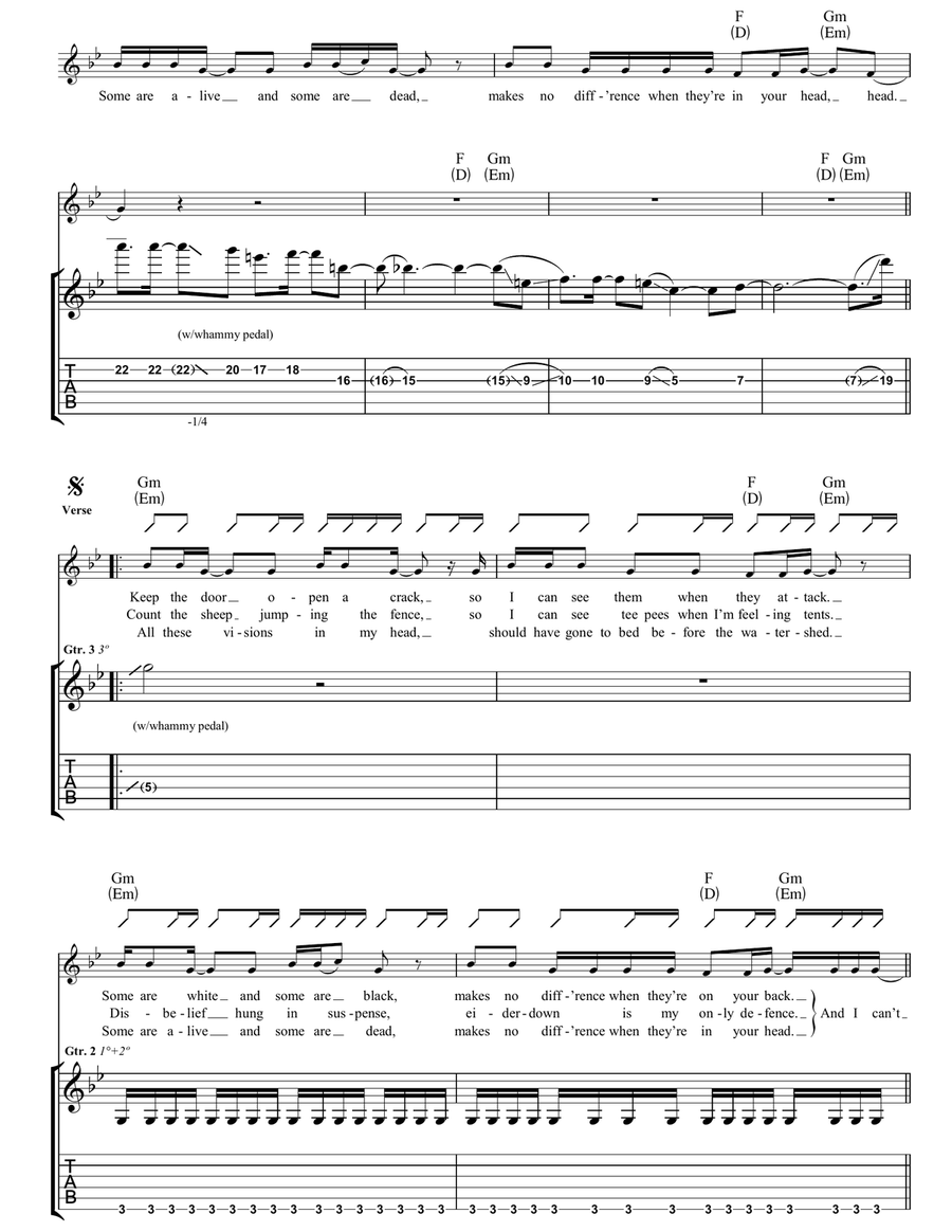 Eyes Wide Open Eyes Wide Open Acoustic Guitar scores gallery preview page 2