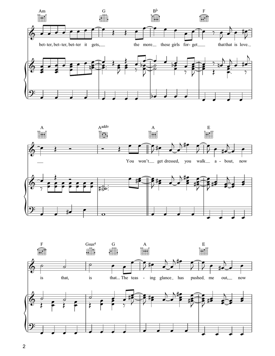 Is That Love Is That Love Piano, Vocal, Guitar scores gallery preview page 2