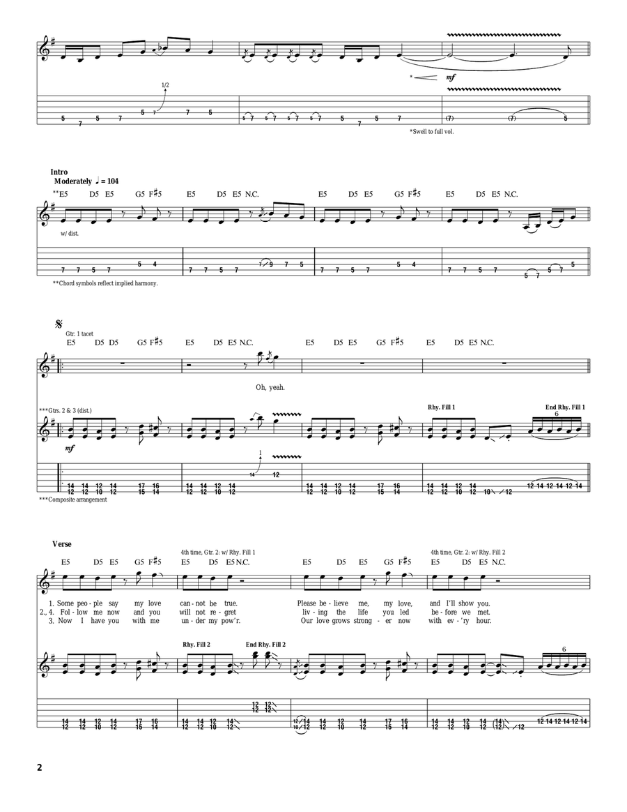 N.I.B. Electric Guitar scores gallery preview page 2
