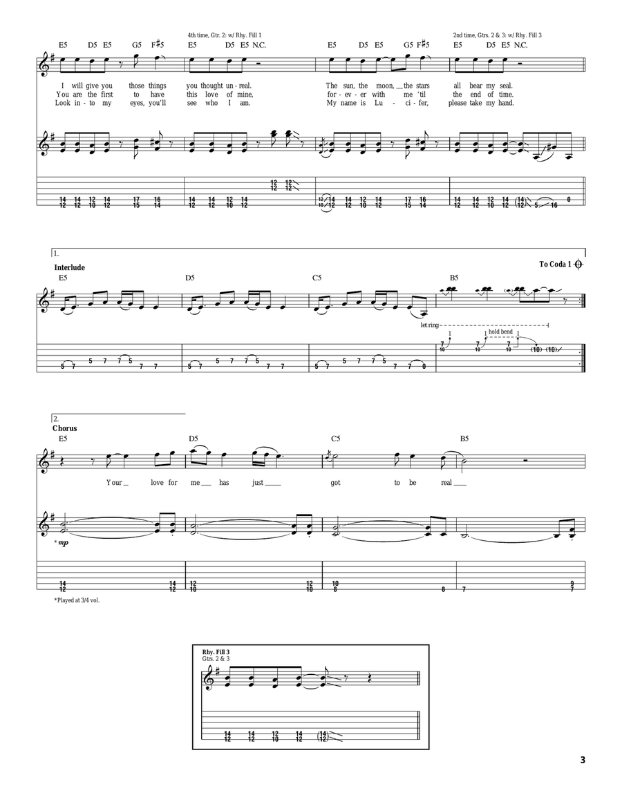 N.I.B. Electric Guitar scores gallery preview page 3