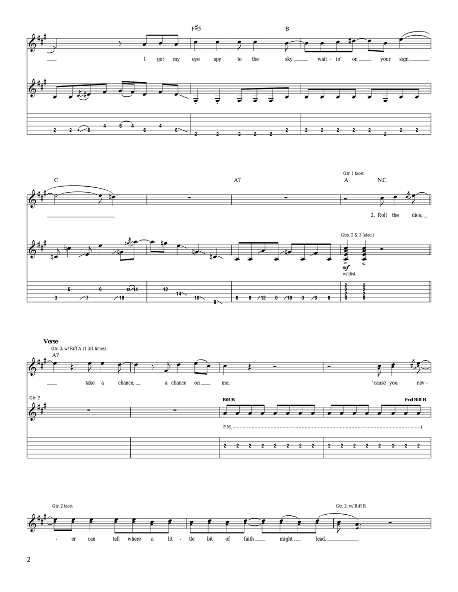 Faster Car Faster Car Acoustic Guitar scores gallery preview page 2