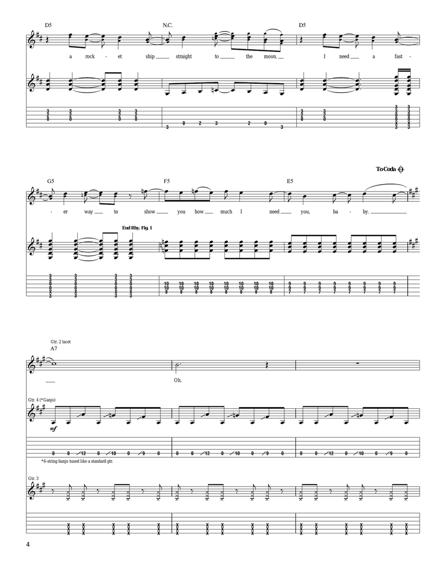 Faster Car Faster Car Acoustic Guitar scores gallery preview page 4
