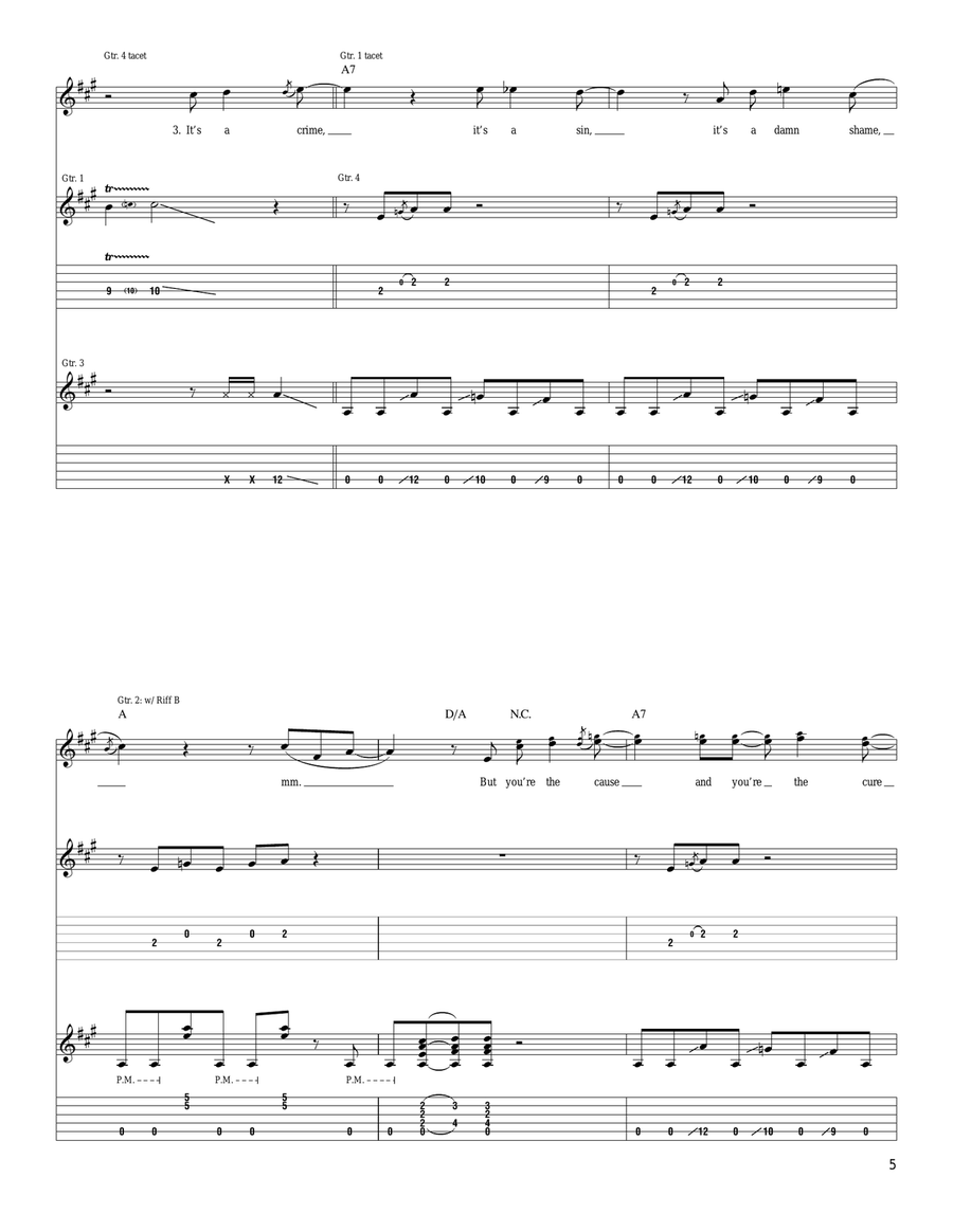 Faster Car Faster Car Acoustic Guitar scores gallery preview page 5