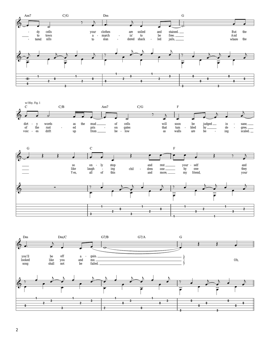 Thirsty Boots Thirsty Boots Acoustic Guitar scores gallery preview page 2