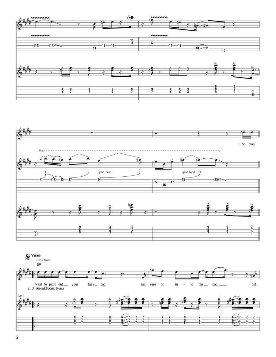 What Is Hip What Is Hip Acoustic Guitar scores gallery preview page 2