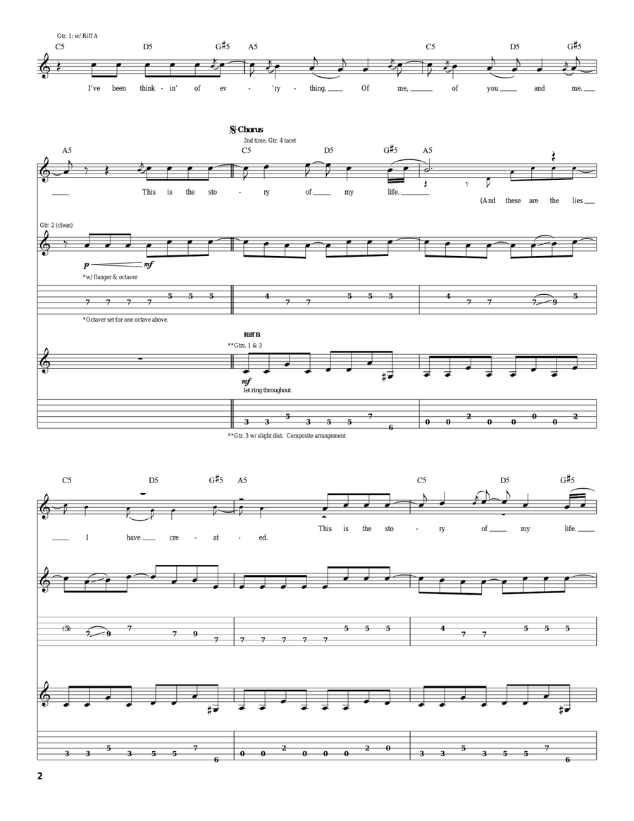 The Story The Story Acoustic Guitar scores gallery preview page 2
