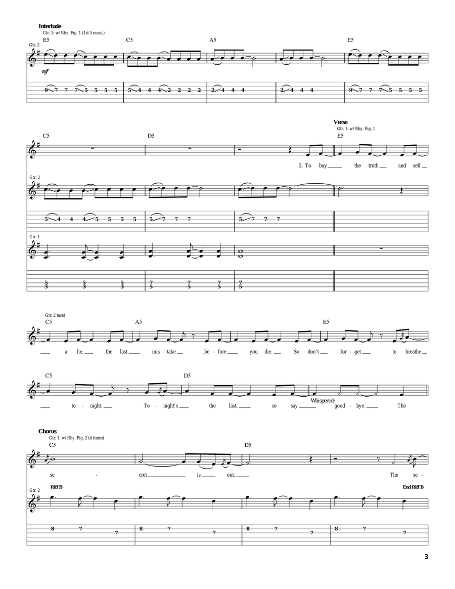 A Modern Myth A Modern Myth Acoustic Guitar scores gallery preview page 3