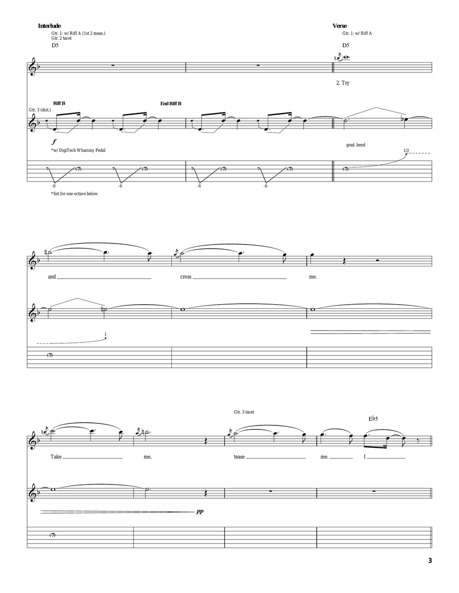 Battle Of One Battle Of One Acoustic Guitar scores gallery preview page 3