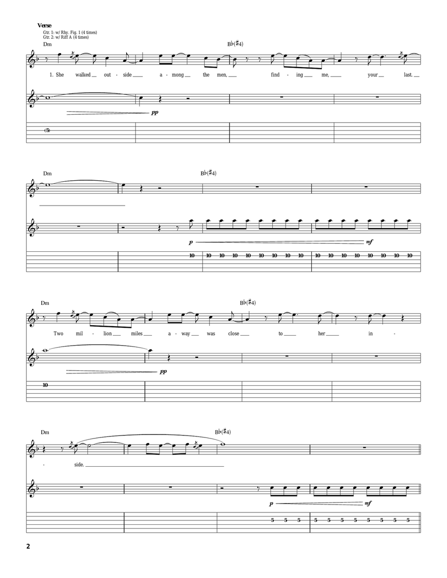Praying For A Riot Praying For A Riot Acoustic Guitar scores gallery preview page 2