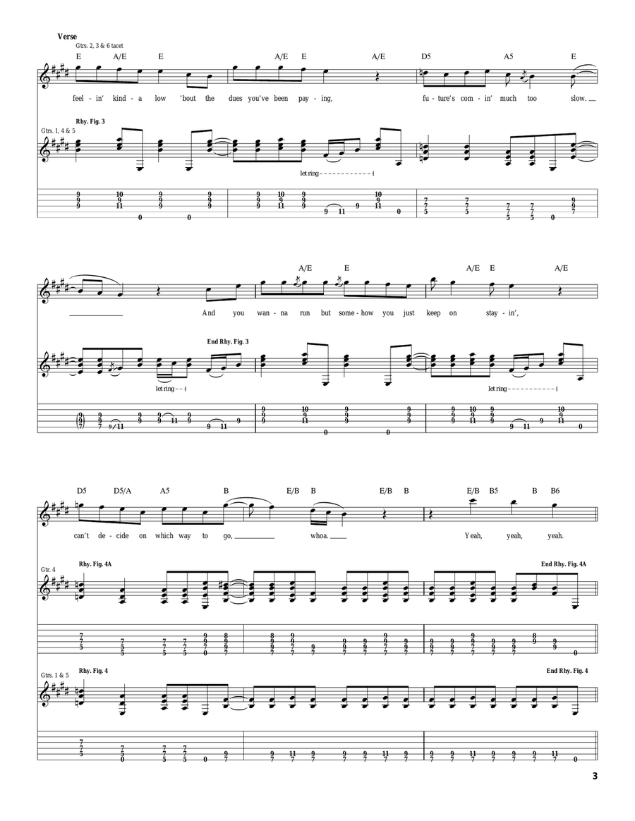 Peace Of Mind Peace Of Mind Acoustic Guitar scores gallery preview page 3