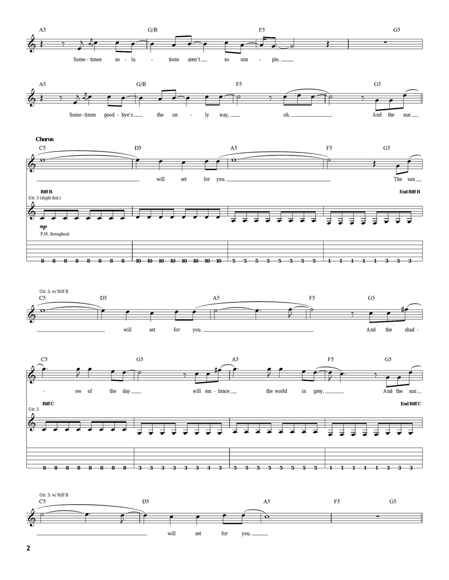 Shadow Of The Day Shadow Of The Day Acoustic Guitar scores gallery preview page 2