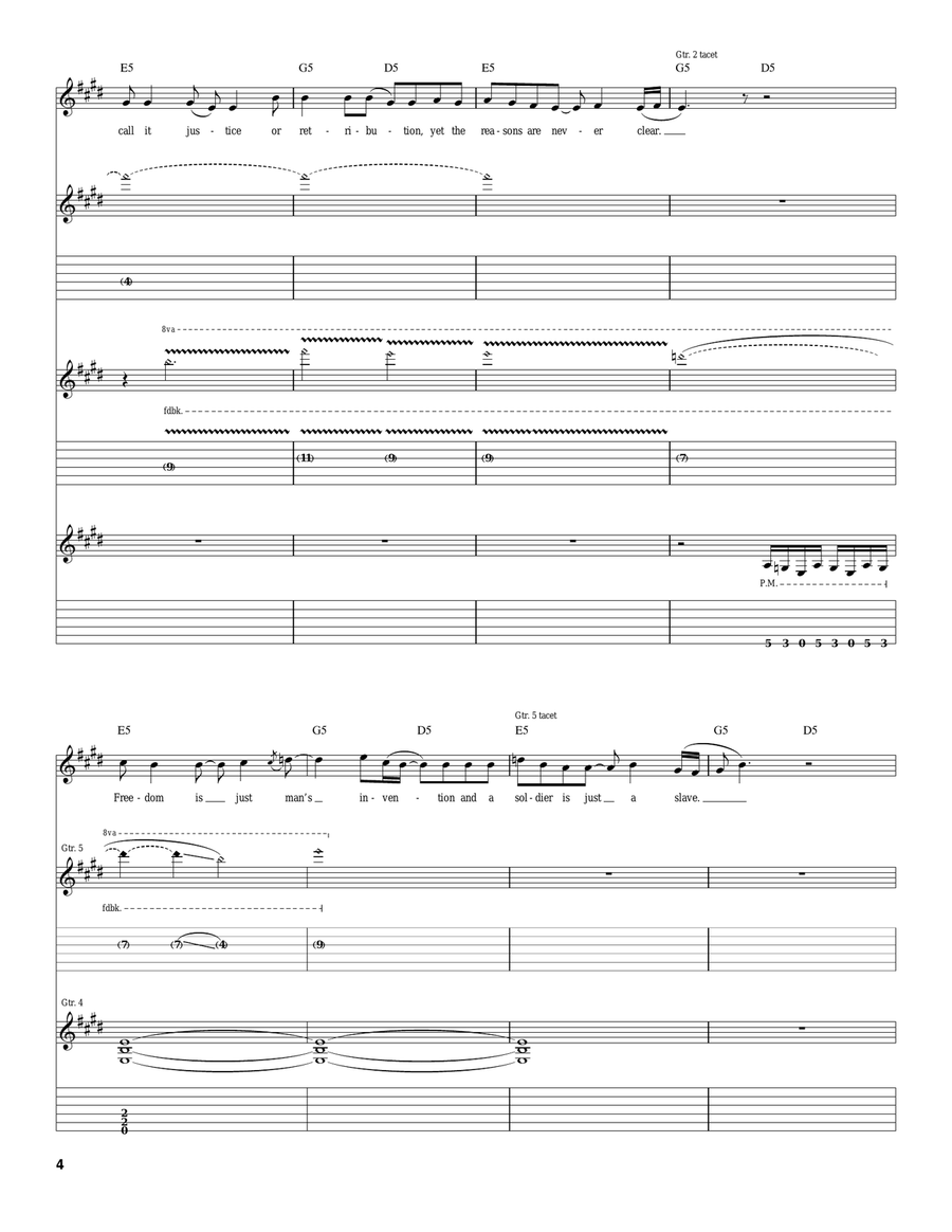 Civilize The Universe Civilize The Universe Acoustic Guitar scores gallery preview page 4
