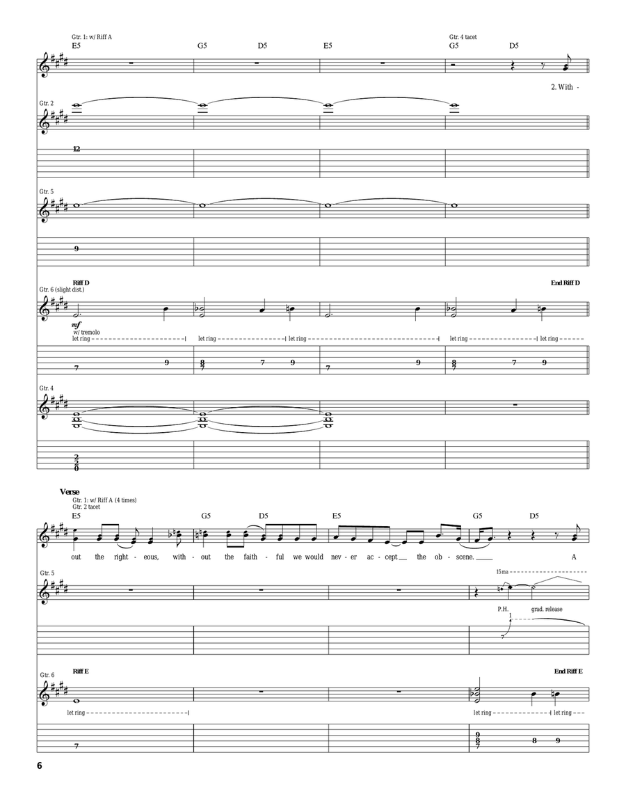 Civilize The Universe Civilize The Universe Acoustic Guitar scores gallery preview page 6