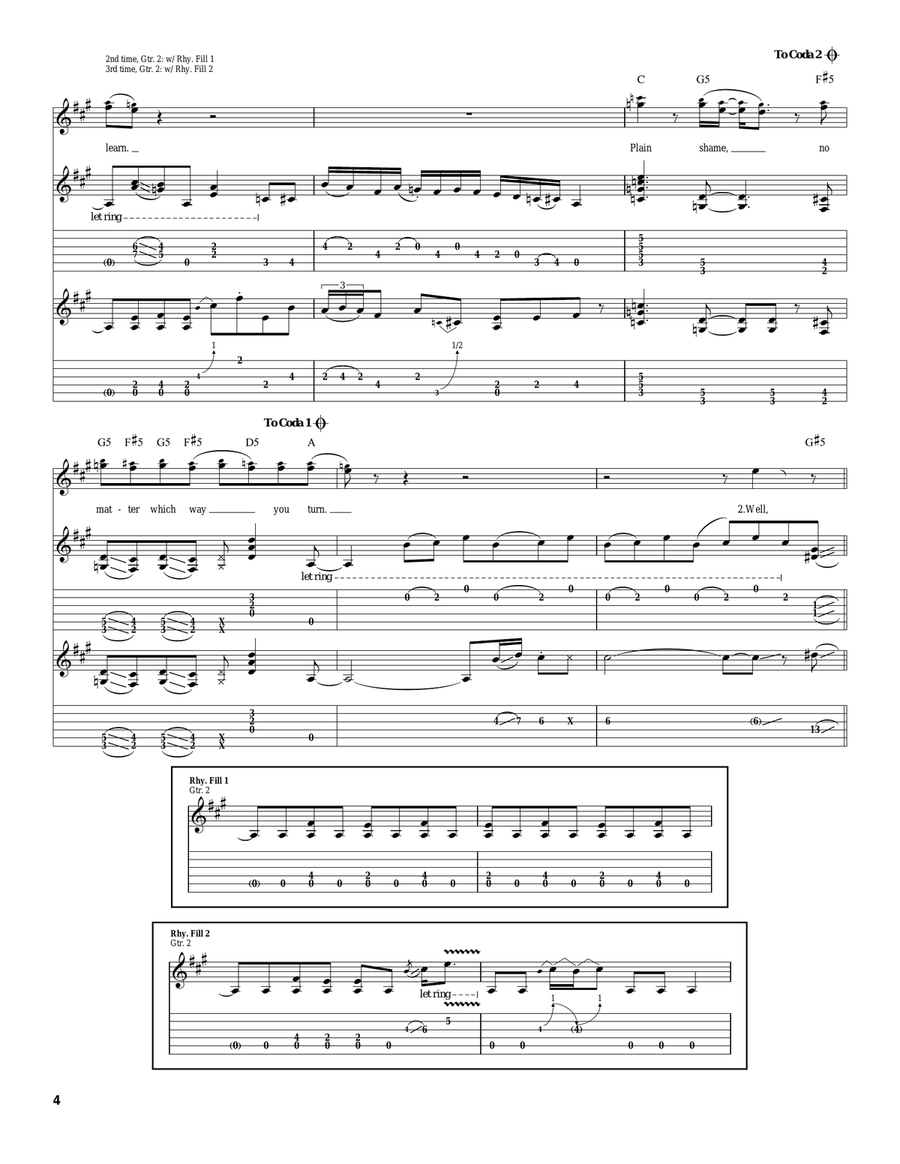 It's A Plain Shame It's A Plain Shame Acoustic Guitar scores gallery preview page 4