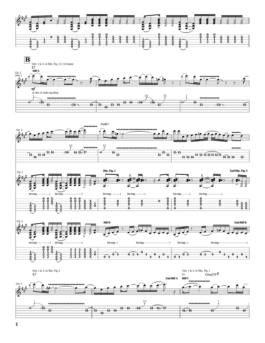 Grab A Chicken (Put It Back) Acoustic Guitar scores gallery preview page 2