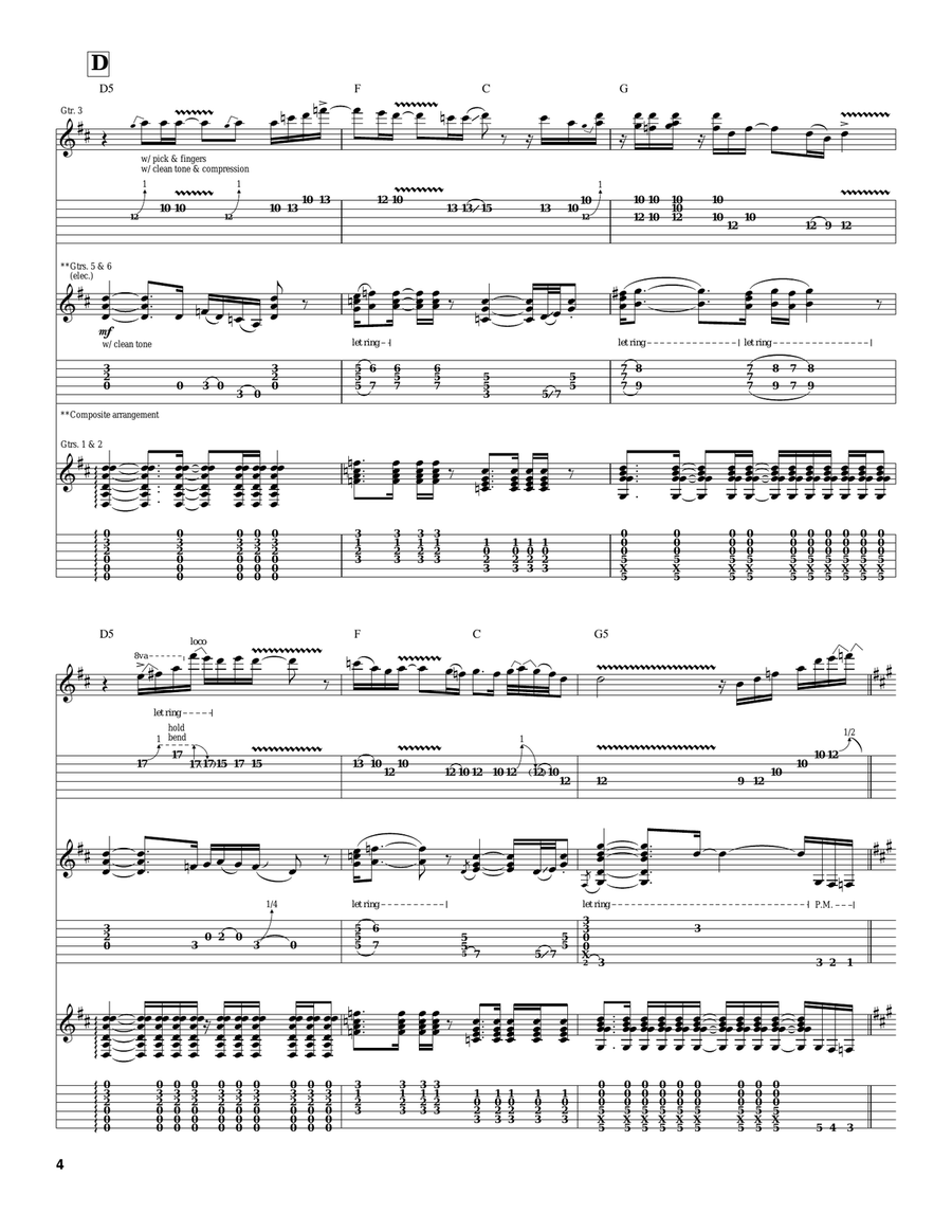 Grab A Chicken (Put It Back) Acoustic Guitar scores gallery preview page 4