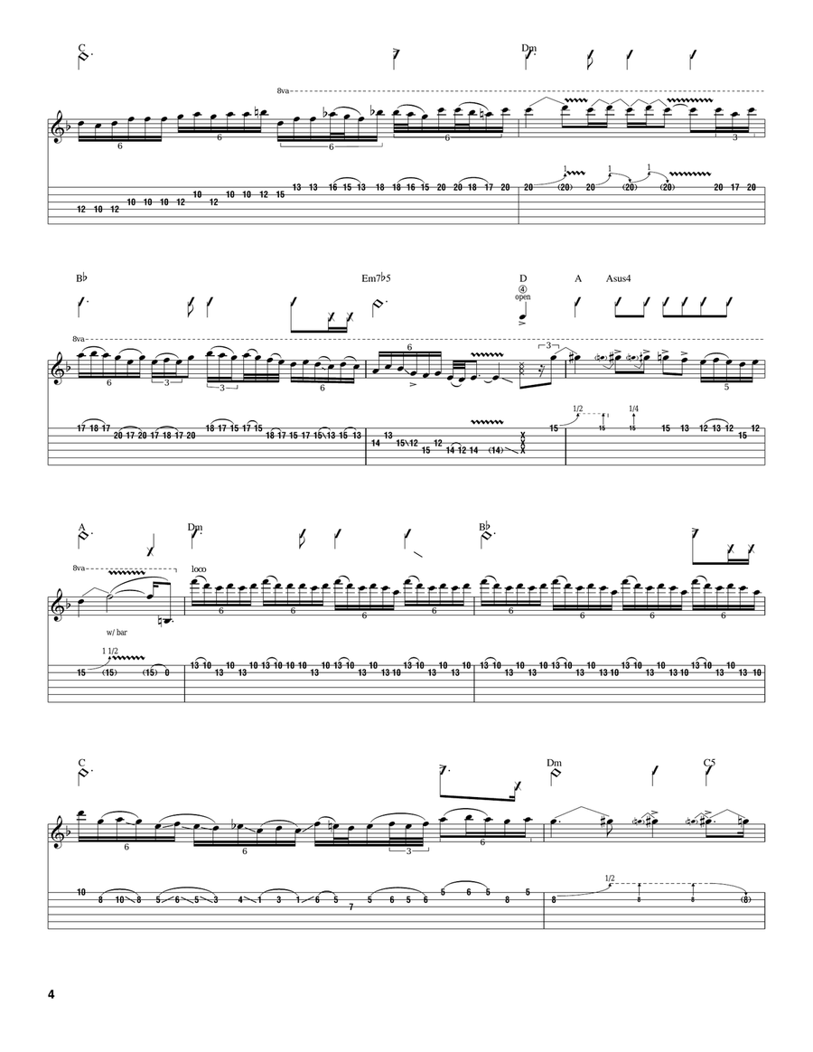 Mr. Crowley Acoustic Guitar scores gallery preview page 4