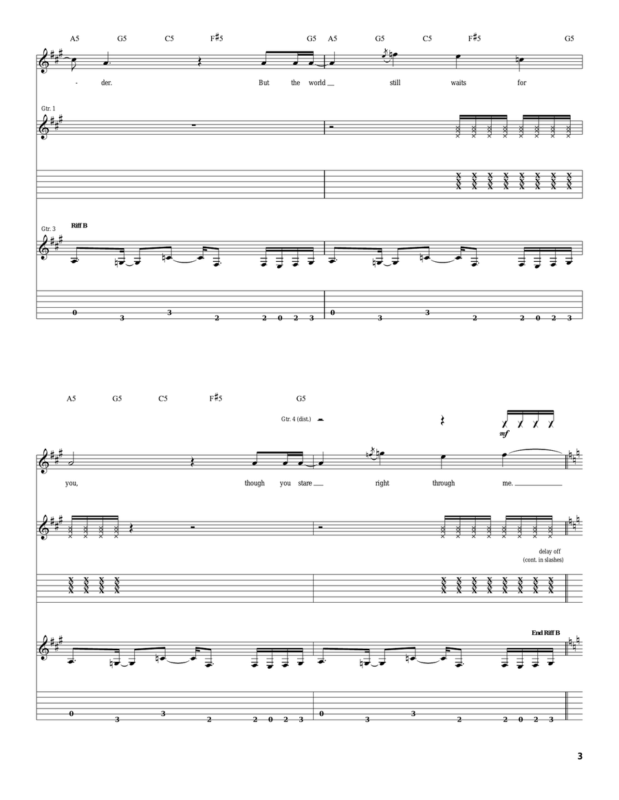 Pills, Demons & Etc. Pills, Demons & Etc. Acoustic Guitar scores gallery preview page 3