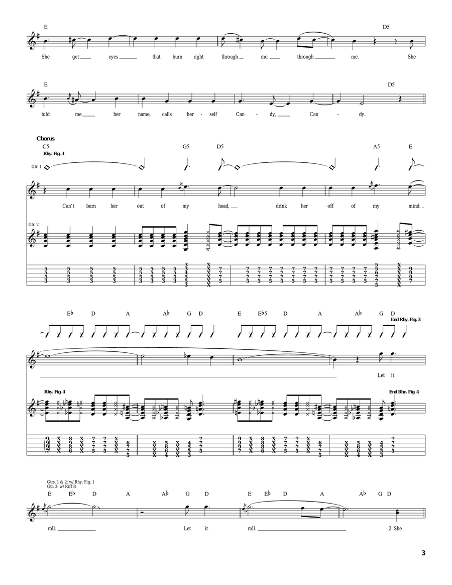 Let It Roll Let It Roll Acoustic Guitar scores gallery preview page 3