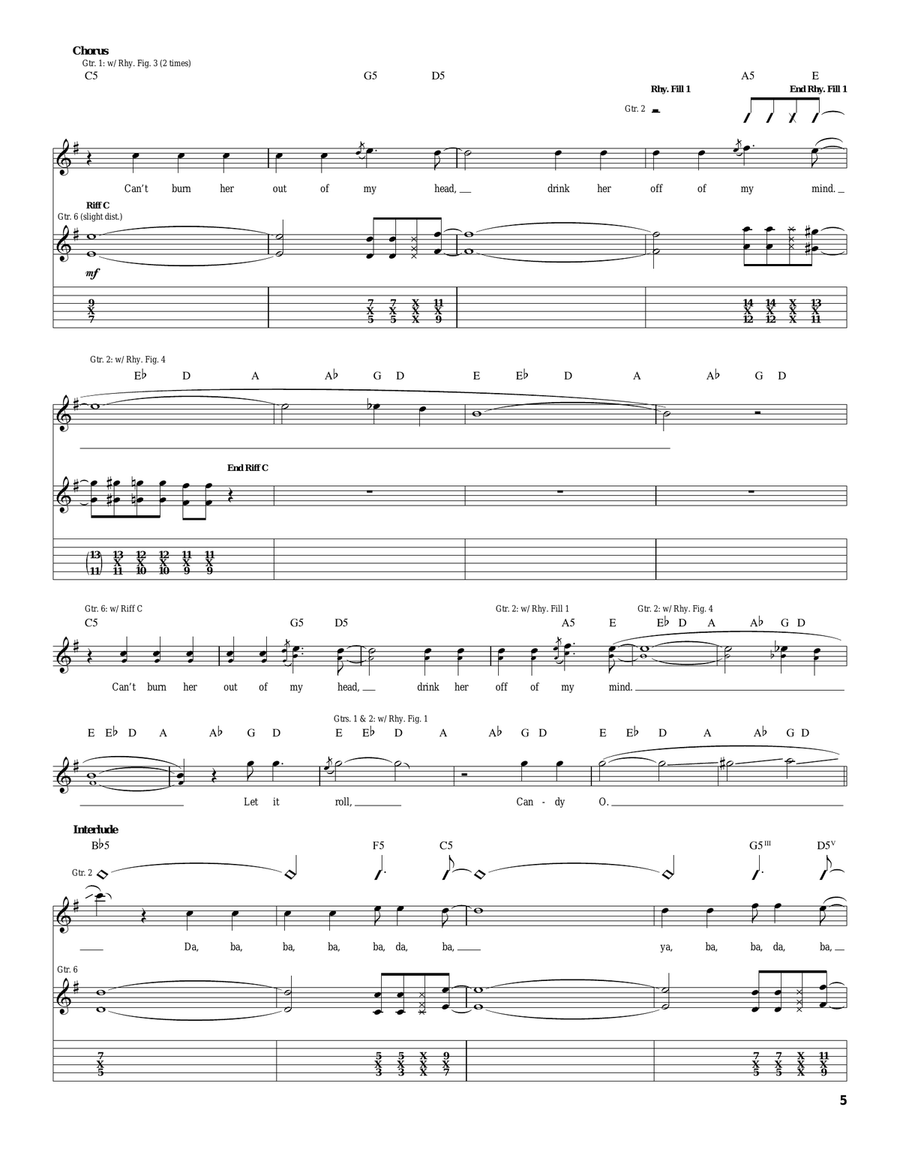 Let It Roll Let It Roll Acoustic Guitar scores gallery preview page 5