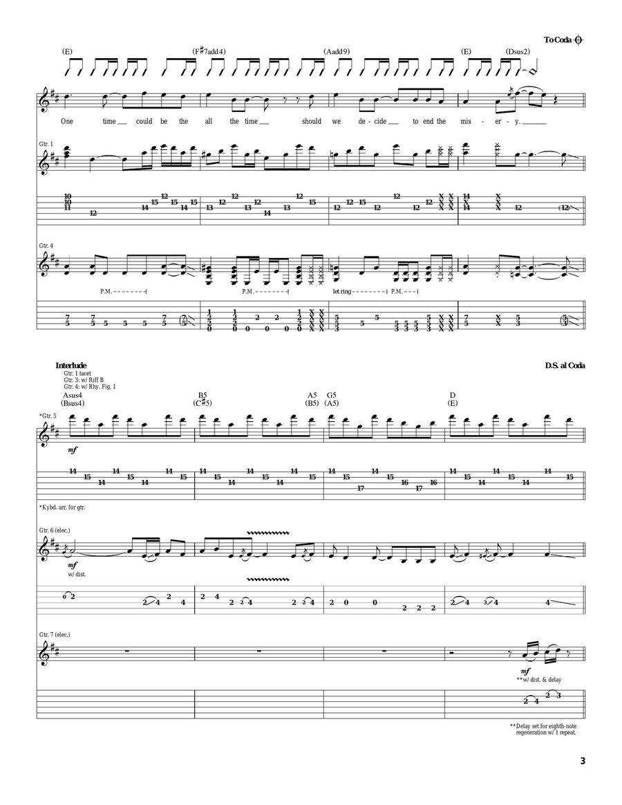 The Last Fight The Last Fight Acoustic Guitar scores gallery preview page 3