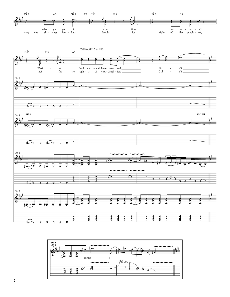 For A Brother For A Brother Acoustic Guitar scores gallery preview page 2