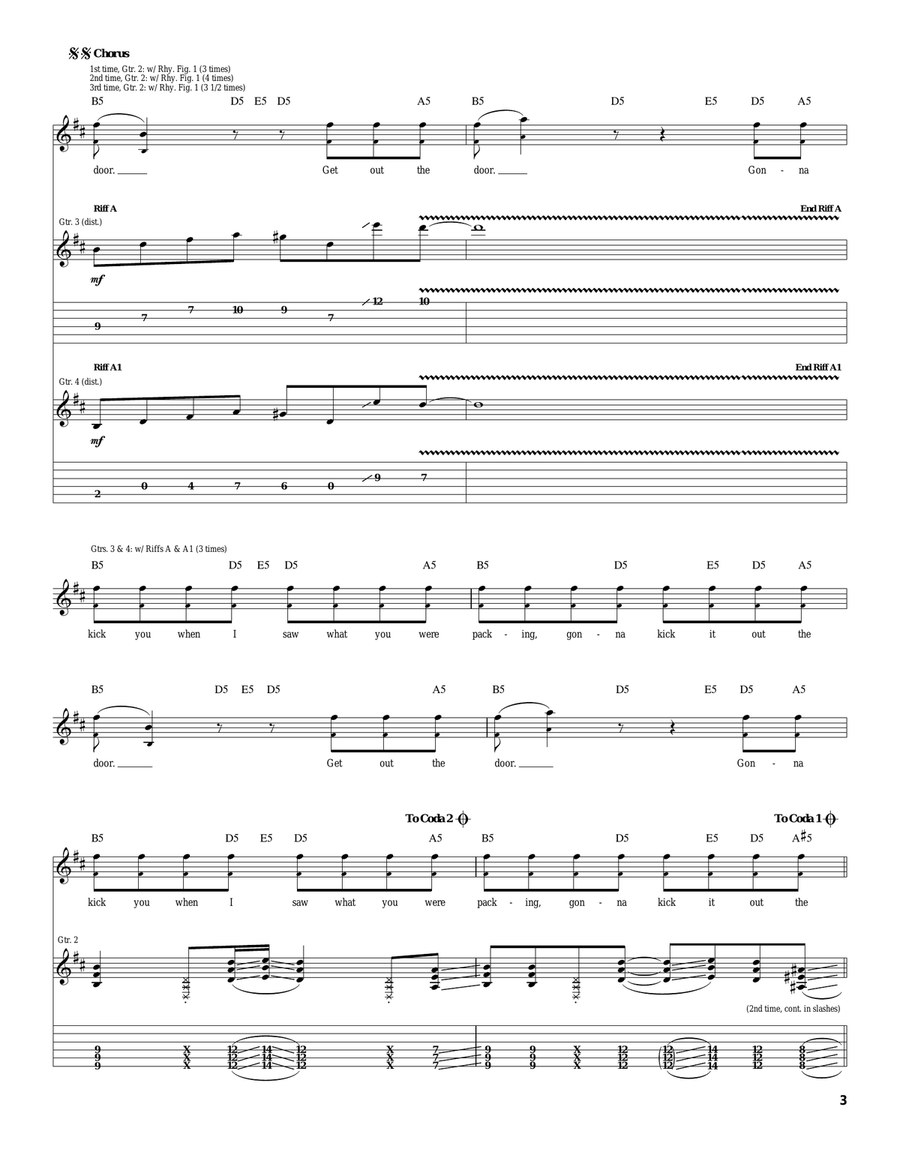 Get Out The Door Get Out The Door Acoustic Guitar scores gallery preview page 3