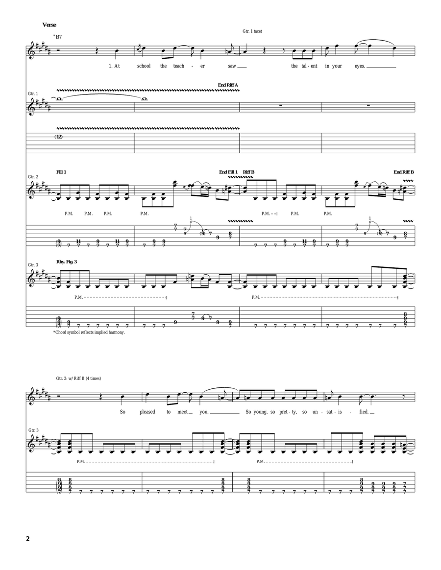 Just Sixteen Just Sixteen Acoustic Guitar scores gallery preview page 2