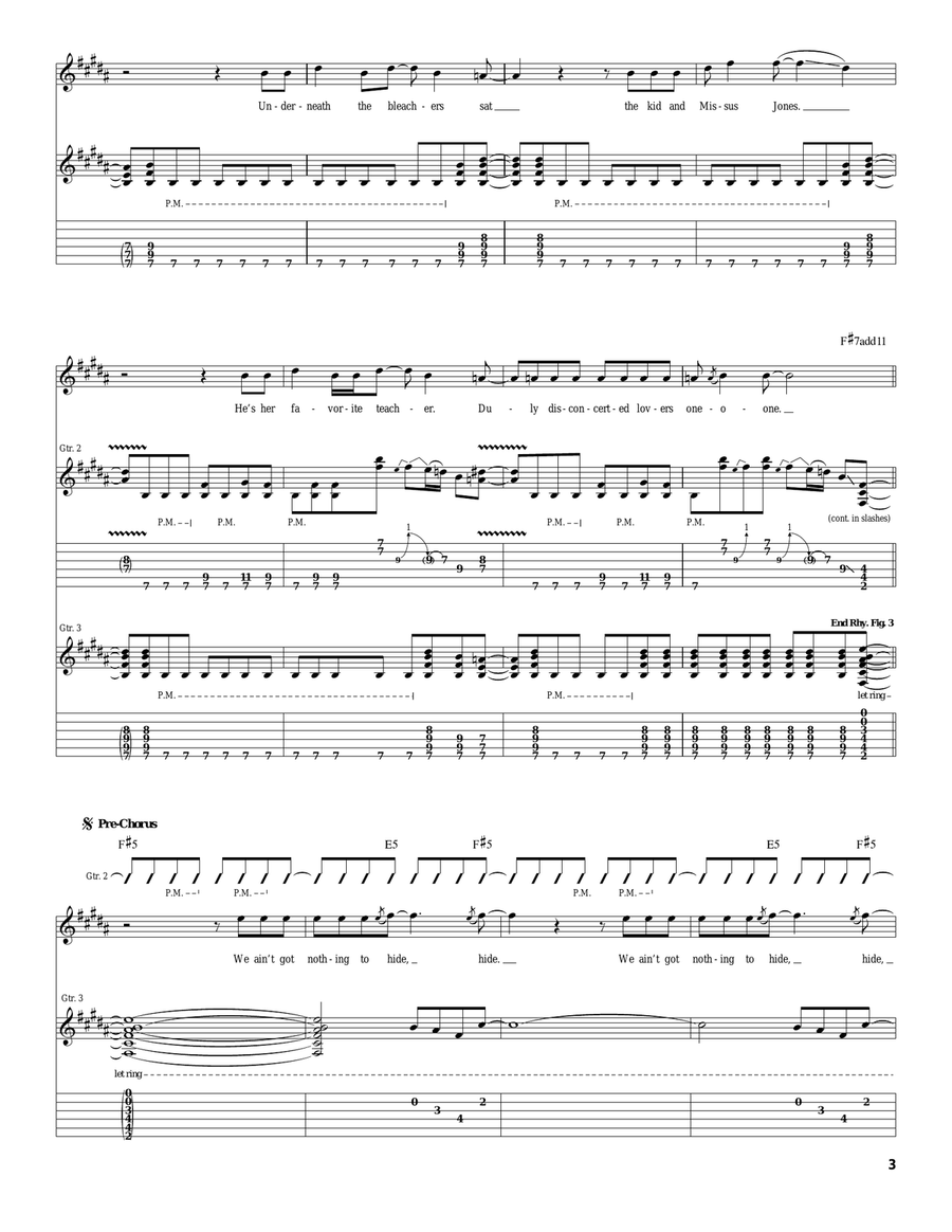 Just Sixteen Just Sixteen Acoustic Guitar scores gallery preview page 3