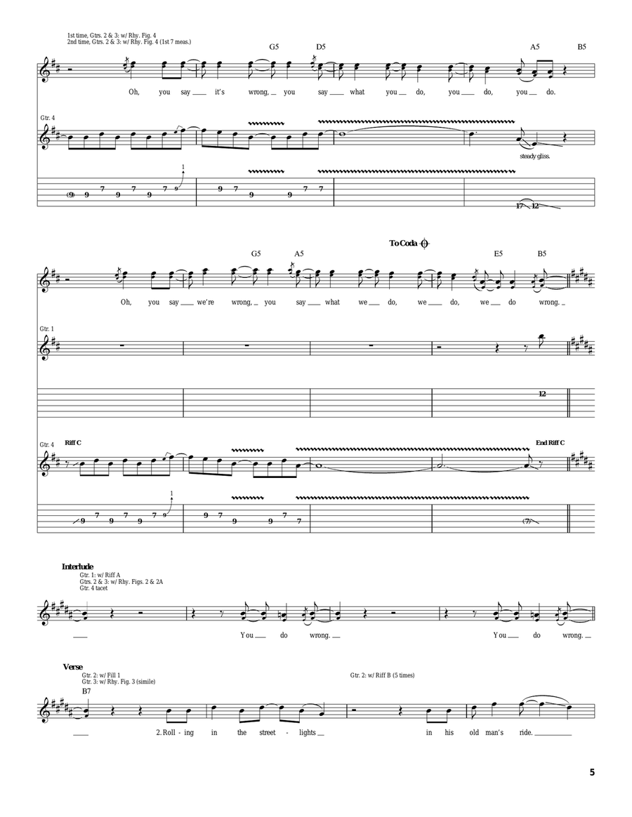 Just Sixteen Just Sixteen Acoustic Guitar scores gallery preview page 5