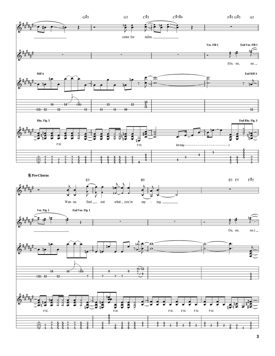 Mary Mary Mary Mary Acoustic Guitar scores gallery preview page 3