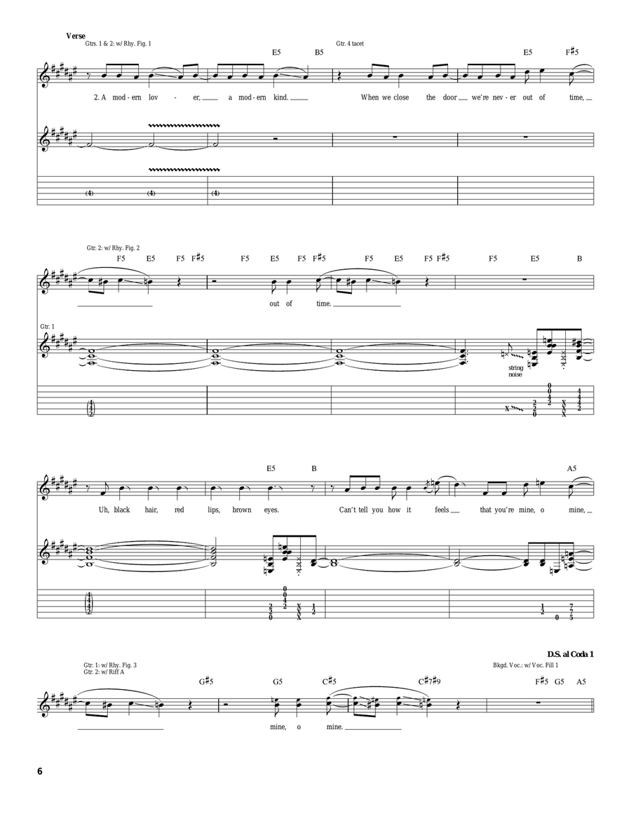 Mary Mary Mary Mary Acoustic Guitar scores gallery preview page 6