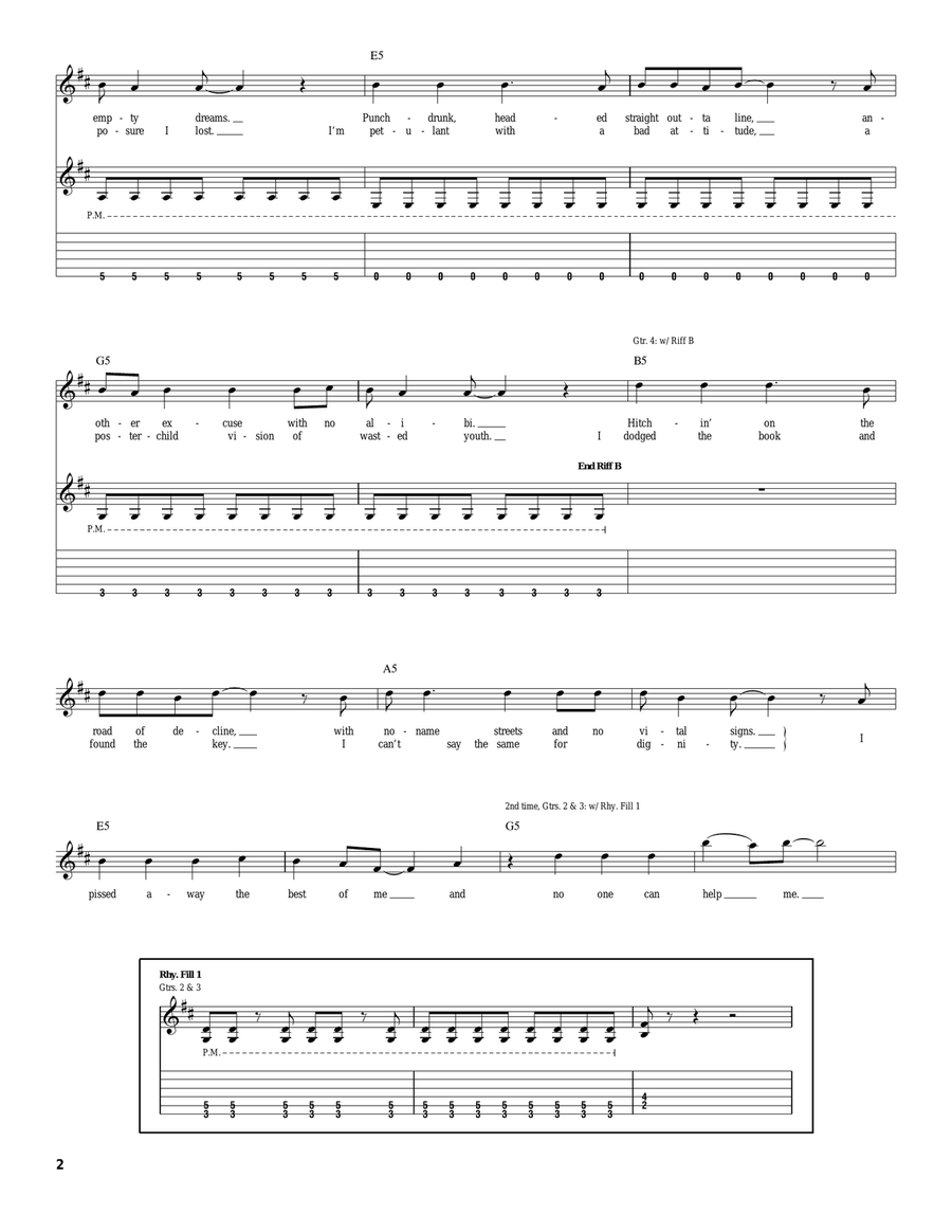 Count Your Last Blessings Acoustic Guitar scores gallery preview page 2