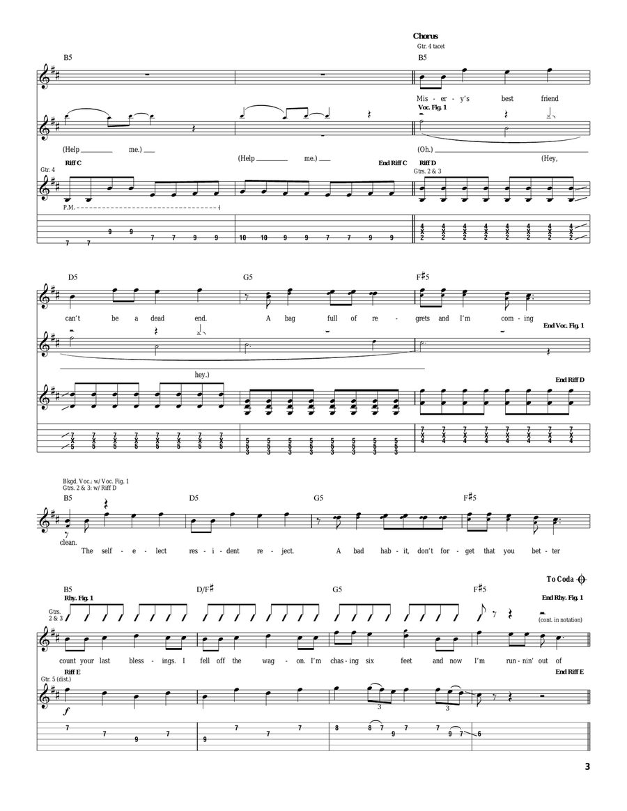 Count Your Last Blessings Acoustic Guitar scores gallery preview page 3