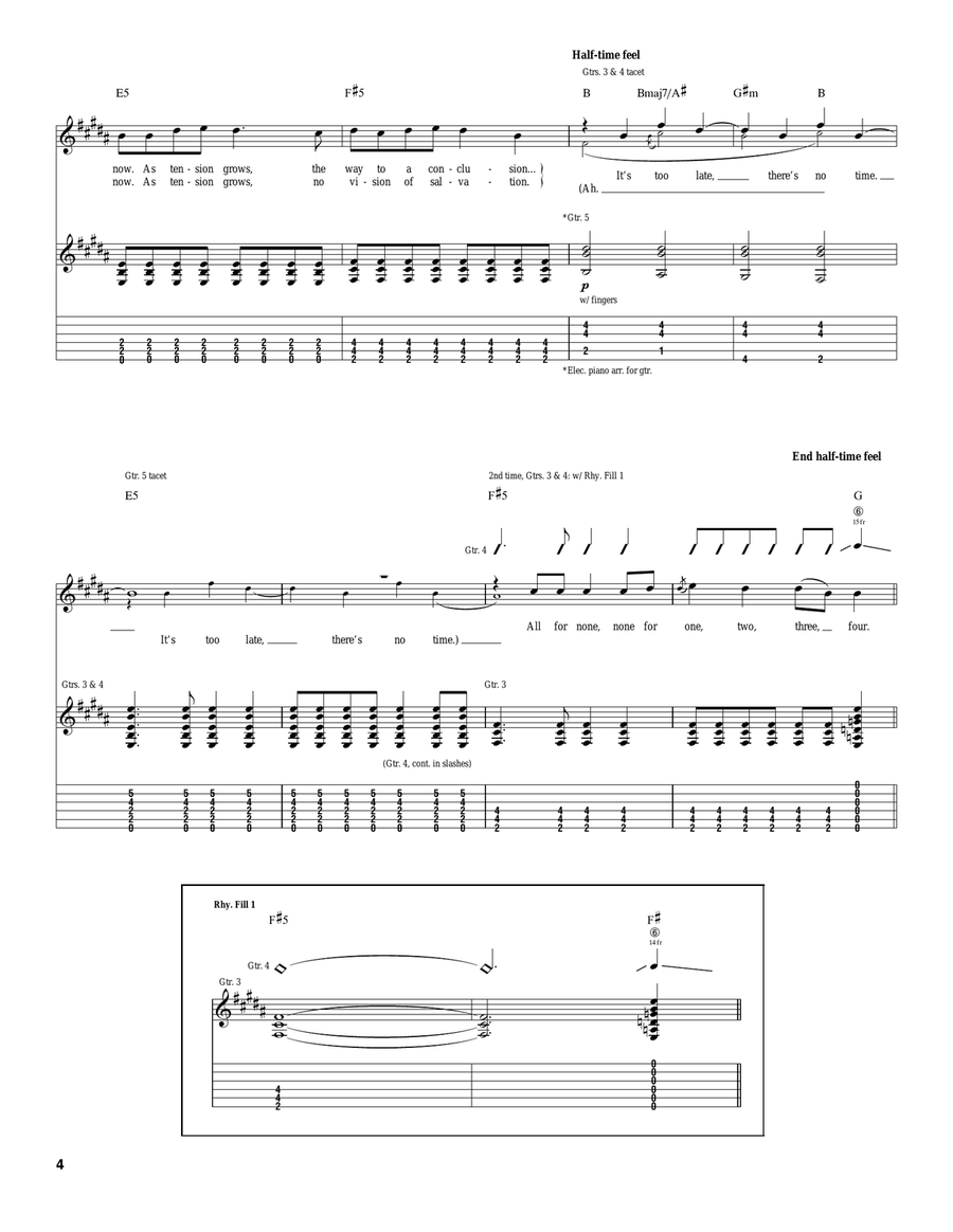 March Of The Dogs March Of The Dogs Acoustic Guitar scores gallery preview page 4