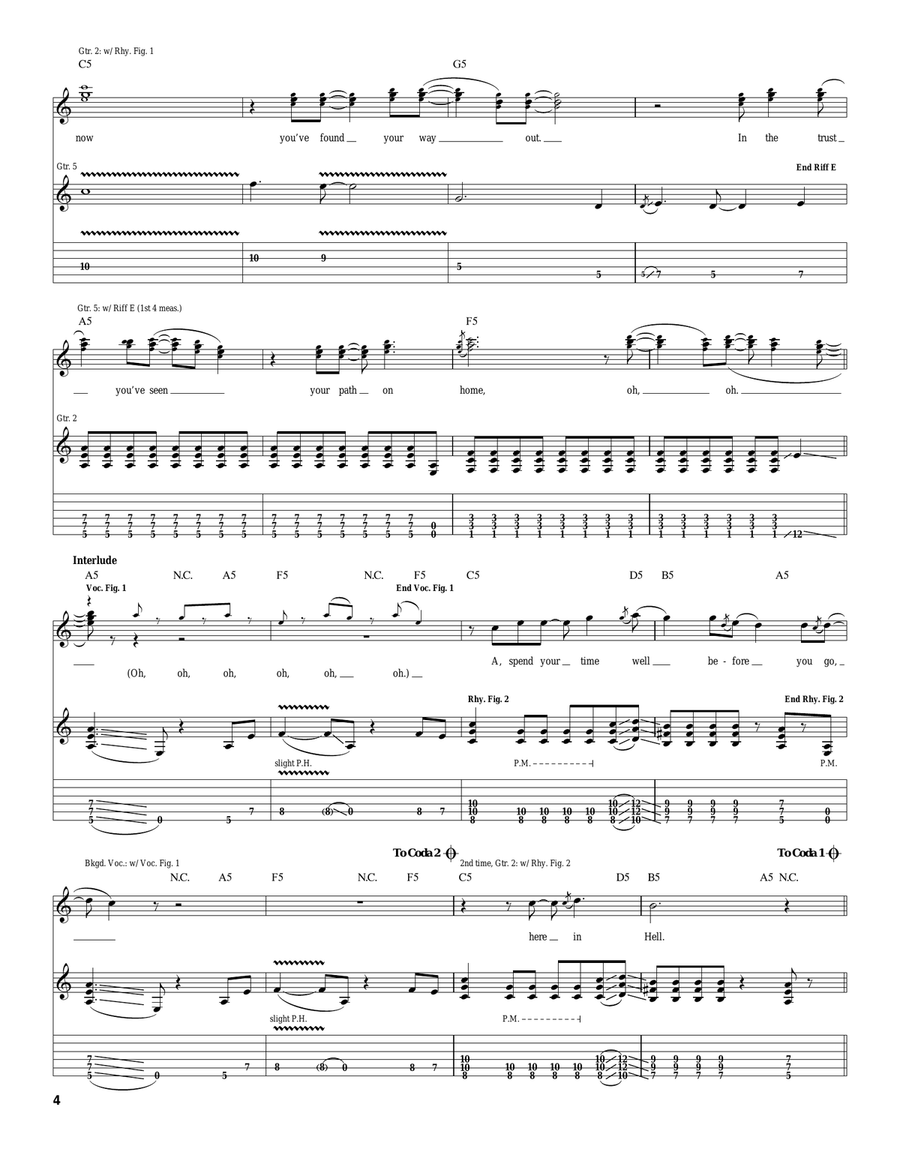 The Running Free The Running Free Acoustic Guitar scores gallery preview page 4