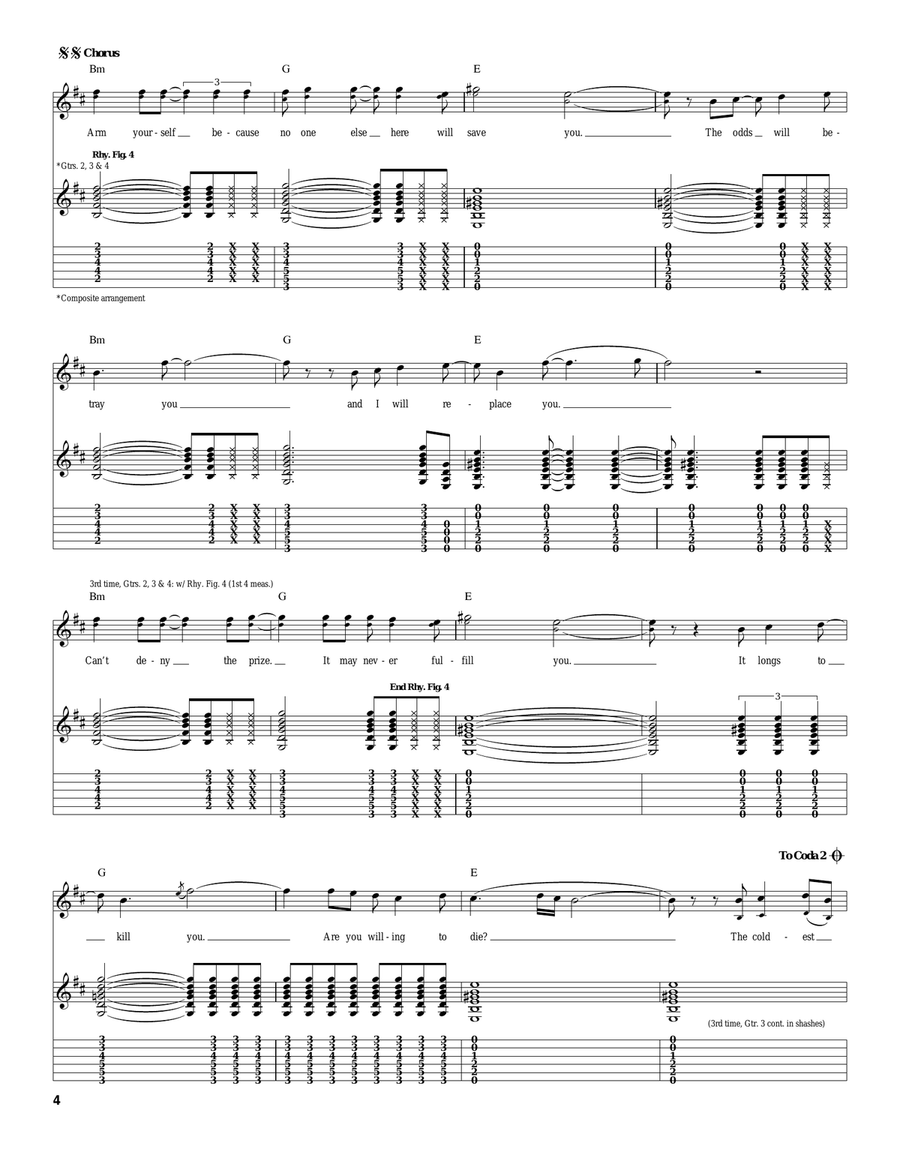 You Know My Name You Know My Name Acoustic Guitar scores gallery preview page 4