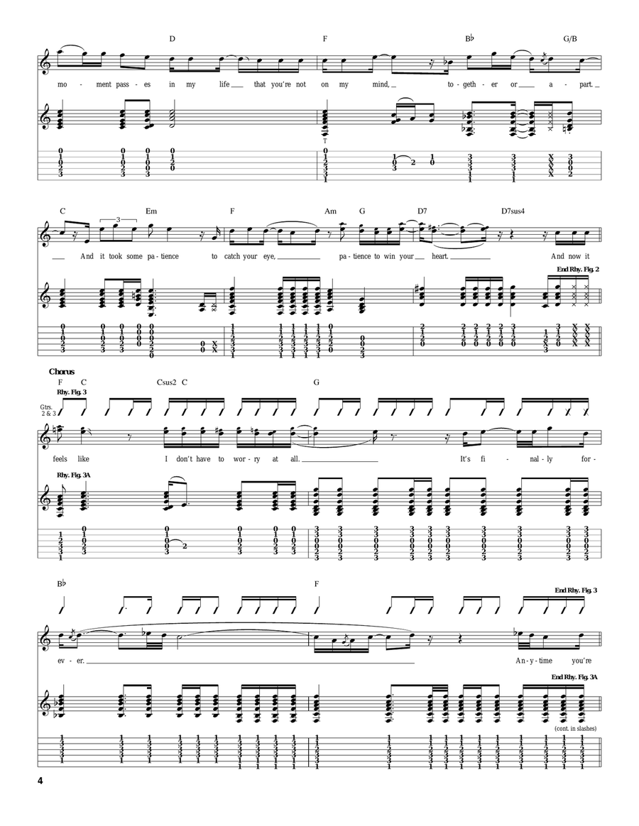 Finally Forever Finally Forever Acoustic Guitar scores gallery preview page 4