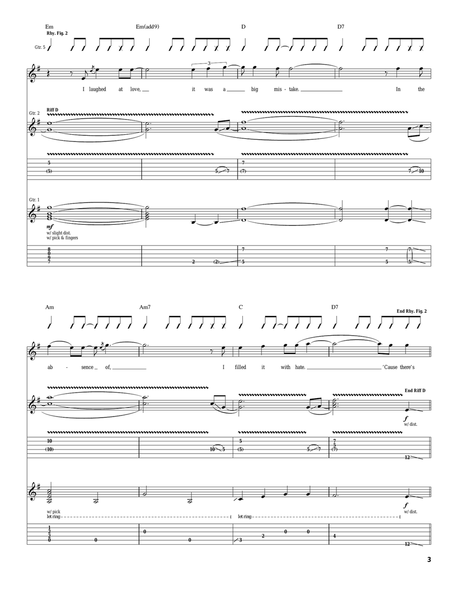 No Such Thing No Such Thing Acoustic Guitar scores gallery preview page 3